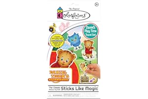 Colorforms Travel Set, Stickers for Kids – Daniel Tiger Toys, Arts and Crafts, Reusable Sticker Book, Kids Stickers, Toddler Crafts, Stickers for Boys, Girls, Arts & Crafts, Craft Supplies, Ages 3+
