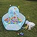Jiexing Kids Ball Pit Playpen,Ball Tent Ball Pit Pool for Toddlers,with Basketball Hoop and Zippered Storage Bag(47inch)