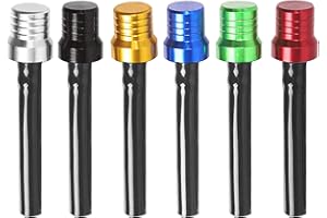 Mardatt 6Pcs Universal Tank Gas Fuel Cap 6 Colors Two-way Breather Tube Vent Gas Fuel Cap Gas Cap Vent Tube Air Vent Hose Tub