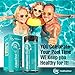 AquaTest 4 Way Pool & Spa Test Strips Tests for Chlorine, Bromine, pH & Alkalinity, Monitor Water Quality Instantly, Easy to Use Water Test Kit, Handy Color Chart, for Swimming Pools & Hot Tubs 100ct