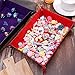 Boao 2 Pieces Dice Holder Dice Rolling Tray PU Leather Folding Tray Velvet for RPG, DND Other Table Games and Storage