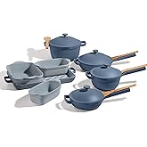 Our Place Ultimate Cookware Set - Complete 18-Piece Set Including the Always Pan, Perfect Pot, and Bakeware Set | Multifunctional, Toxin-Free Nonstick | Replaces 44 Pieces | Blue Salt