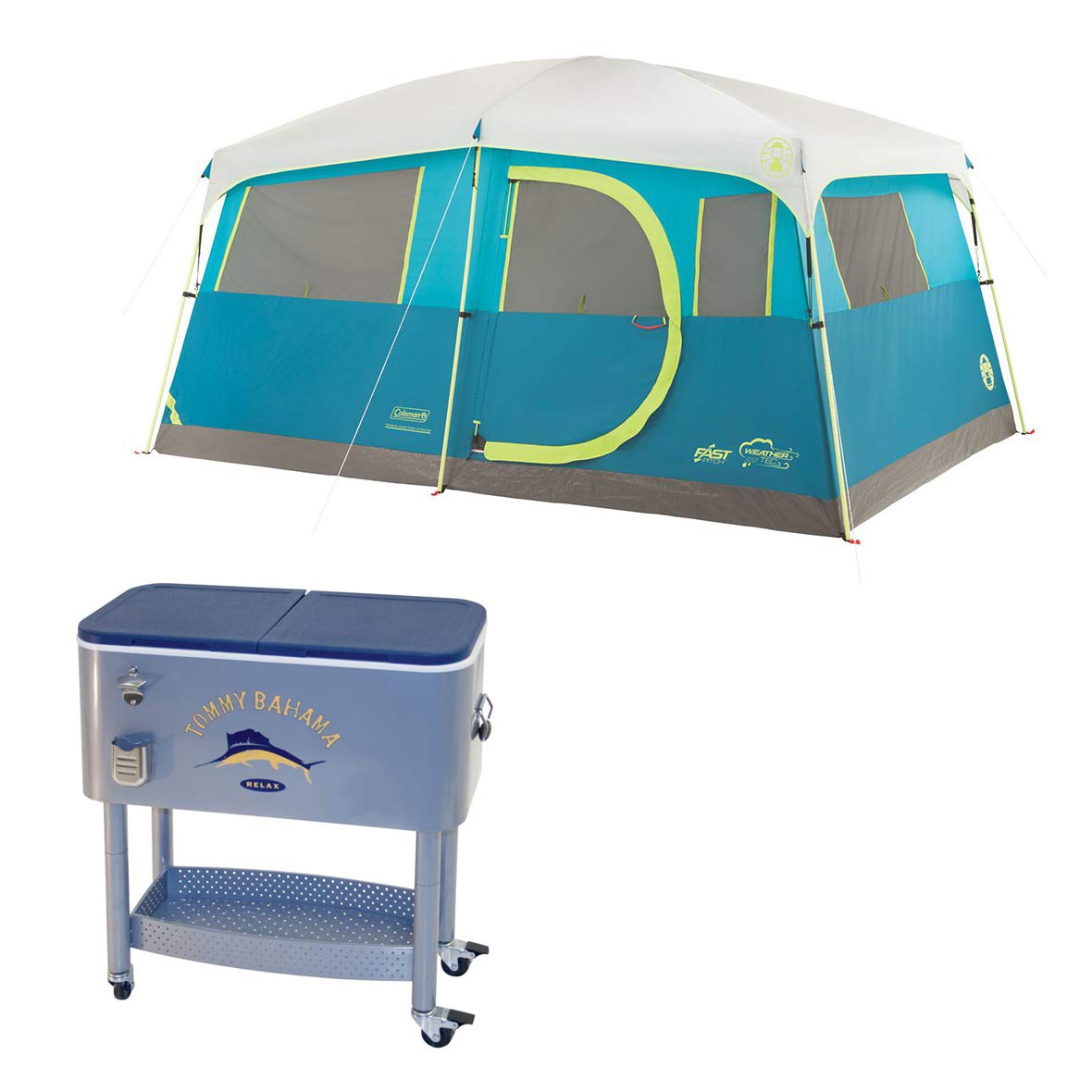 Amazon Com Coleman Tenaya Lake 8 Person Instant Cabin Camping