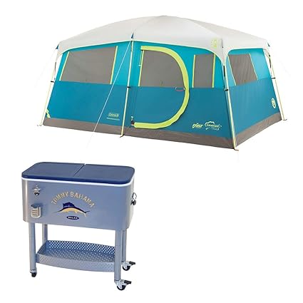 Amazon Com Coleman Tenaya Lake 8 Person Instant Cabin Camping