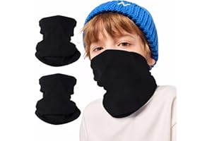 Kids Neck Warmer,Neck Warmer Kids,Neck Gaiter Fleece Winter Face Mask Face Cover for Boy Girl Outdoor Sports