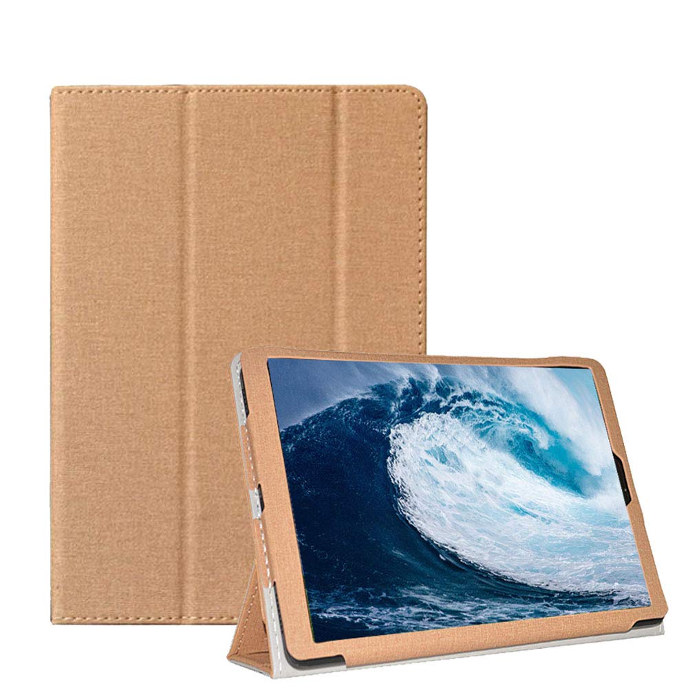 RLTech Case for ALLDOCUBE iPlay 20, Slim Lightweight Smart Shell Folio Cover with Stand Function for ALLDOCUBE iPlay 20 10.1 inch Tablet, Gold