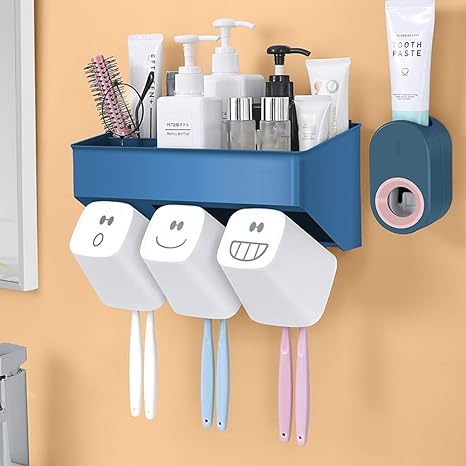 Amazon 歯ブラシホルダーウォールマウントカップ電動歯ブラシ収納セット 省スペースの歯ブラシホルダードリルや釘は不要 歯ブラシスタンド ホーム キッチン オンライン通販
