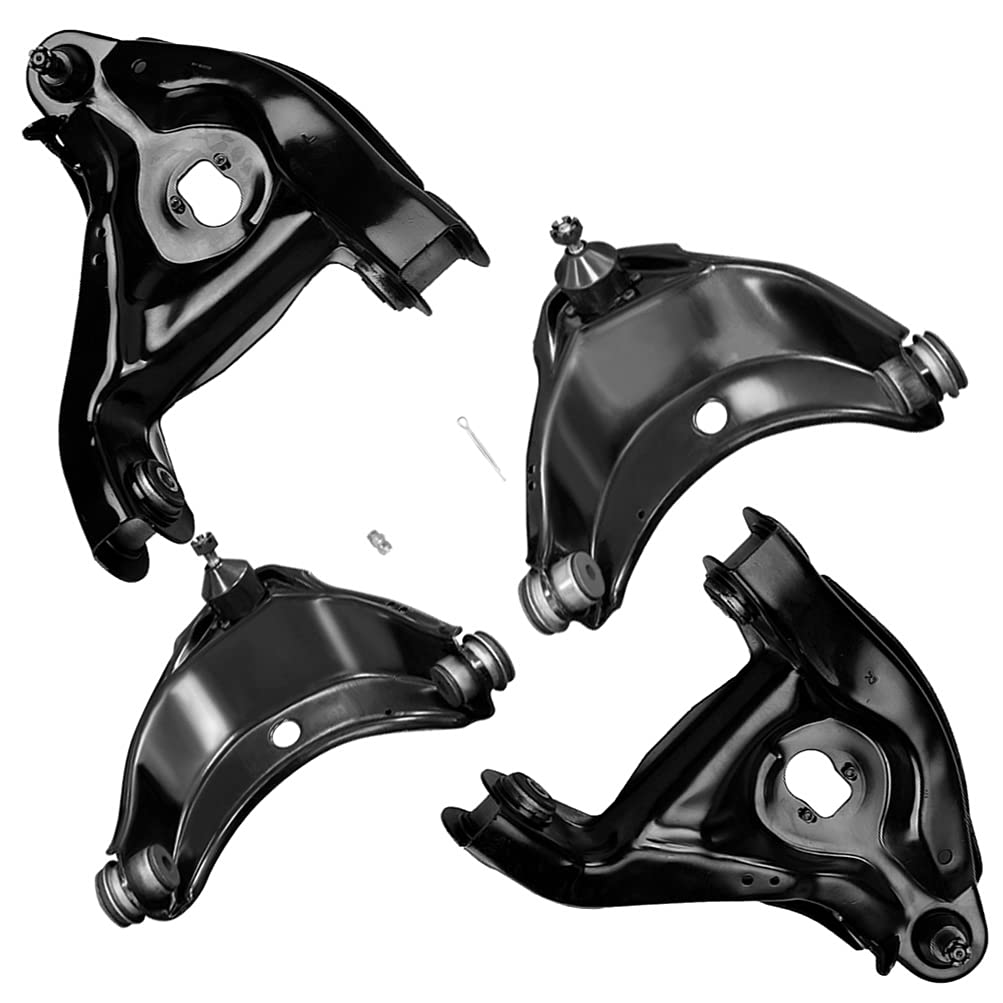 Photo 1 of *** PARTS ONLY - PARTIAL SET *** SCITOO 4pcs Front Suspension Kit Lower Control Arm Upper Control Arm Fit 1989-1999 For Chevy C1500 1995-2000 For Chevy Tahoe For Gmc C1500 2WD (w/ 6-Lug Wheel)