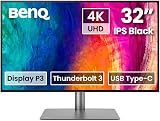 BenQ PD3225U 32" 4K UHD Monitor for Mac Designers Thunderbolt 3 IPS Display P3