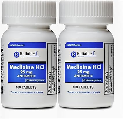 Generic meclizine 25 mg
