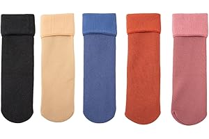 SCAZU Fleececozy Ultra Soft Velvet Slim Thermal Socks, Janemore Fleece Cozy Socks, 2025 Thermal Velvet Socks for Women Seniors