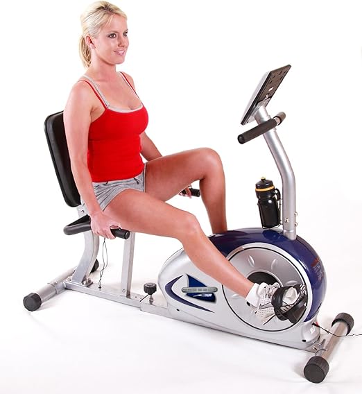 Body Champ Brb5200 Programmable Magnetic Recumbent Exercise Bike Exercise Bikes Sports Outdoors Amazon Com