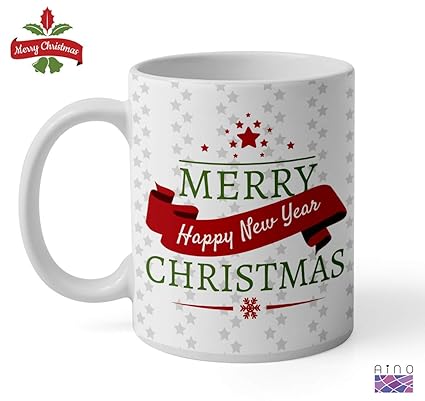 Buy Aino Christmas Mugs Merry Christmas Printed Santa Emoji Coffee