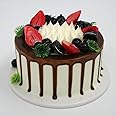 Nice purchase Fake Birthday Cake Realistic Fake Food Bakery Shop Cake Display Model Party Decoration Faux Replica Pro Cake (6" Wide with Style B)