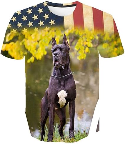 dog printed t shirts