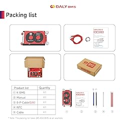 DALY 4S-16S BMS 15A to 200A Protection Board with