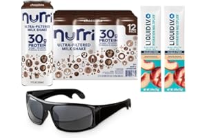 Nurri Muscle Milk Protein Shake with 30g High Protein Workout Recovery 11OZ (Pack of 12) 1 Pair Of Sporty Sunglasses