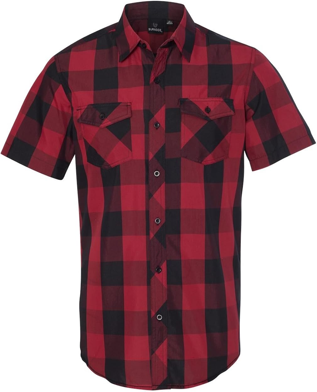 Burnside Buffalo Plaid Woven Shirt (B9203): Burnside: Clothing