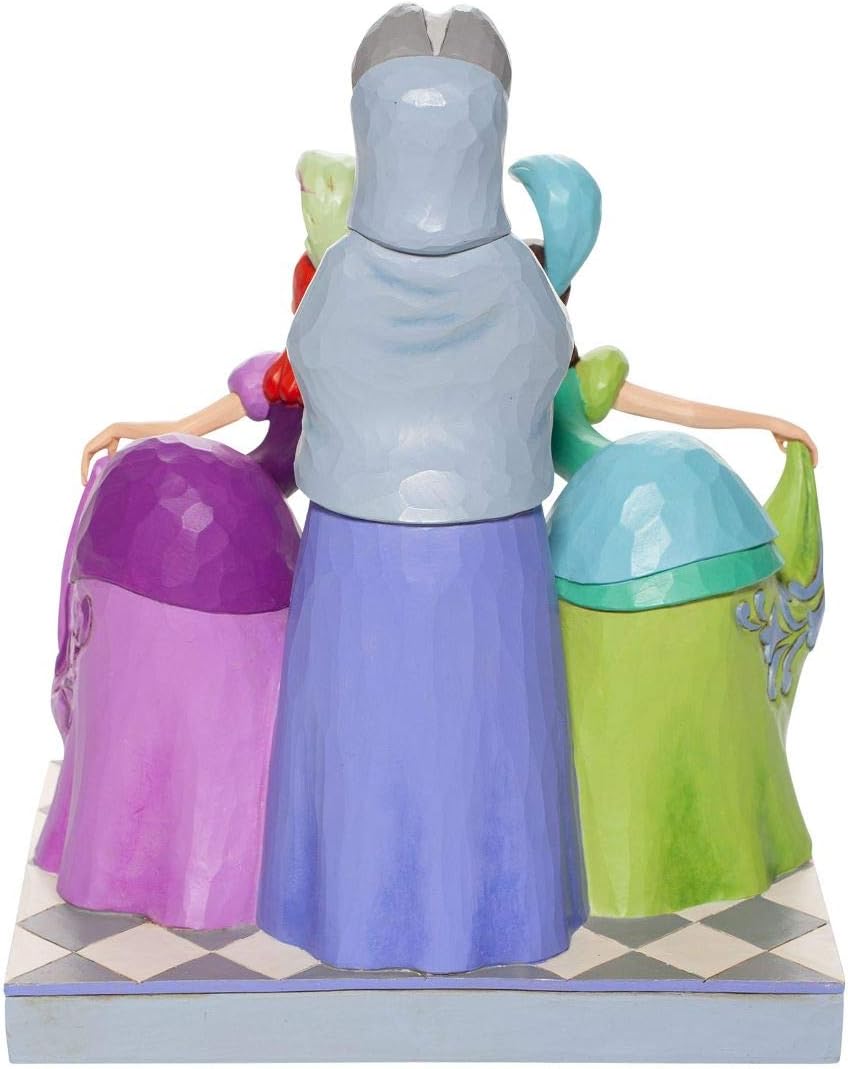 Disney Traditions Lady Tremaine Anastasia & Drizella Figurine, Blue, Gold - Image 5