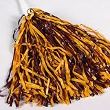 Maroon and Gold Pom Poms