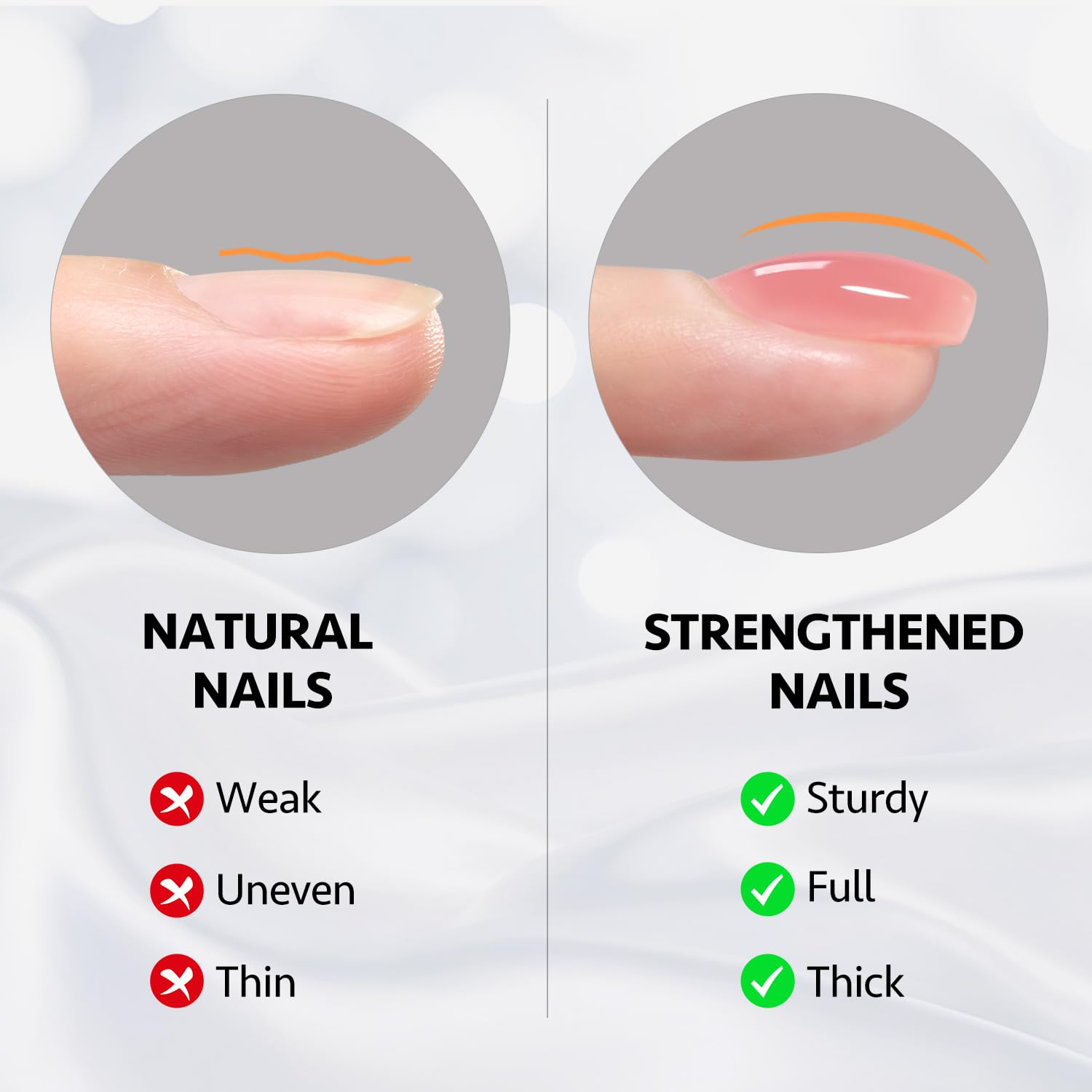 GAOY Builder Gel for Nails, 16ml Nail Strengthener in a Bottle, Nail Extension Hard Gel, Soak Off Long Lasting UV Gel, 1965 Rose Pink, Base Coat Top Coat Needed - Image 2