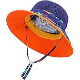 Baby Sun Hat Wide Brim for Boy Girl Kids Toddler Summer Hats Bucket Cap with UV Protectionfor Outdoor Beach Travel(0-8 Years)