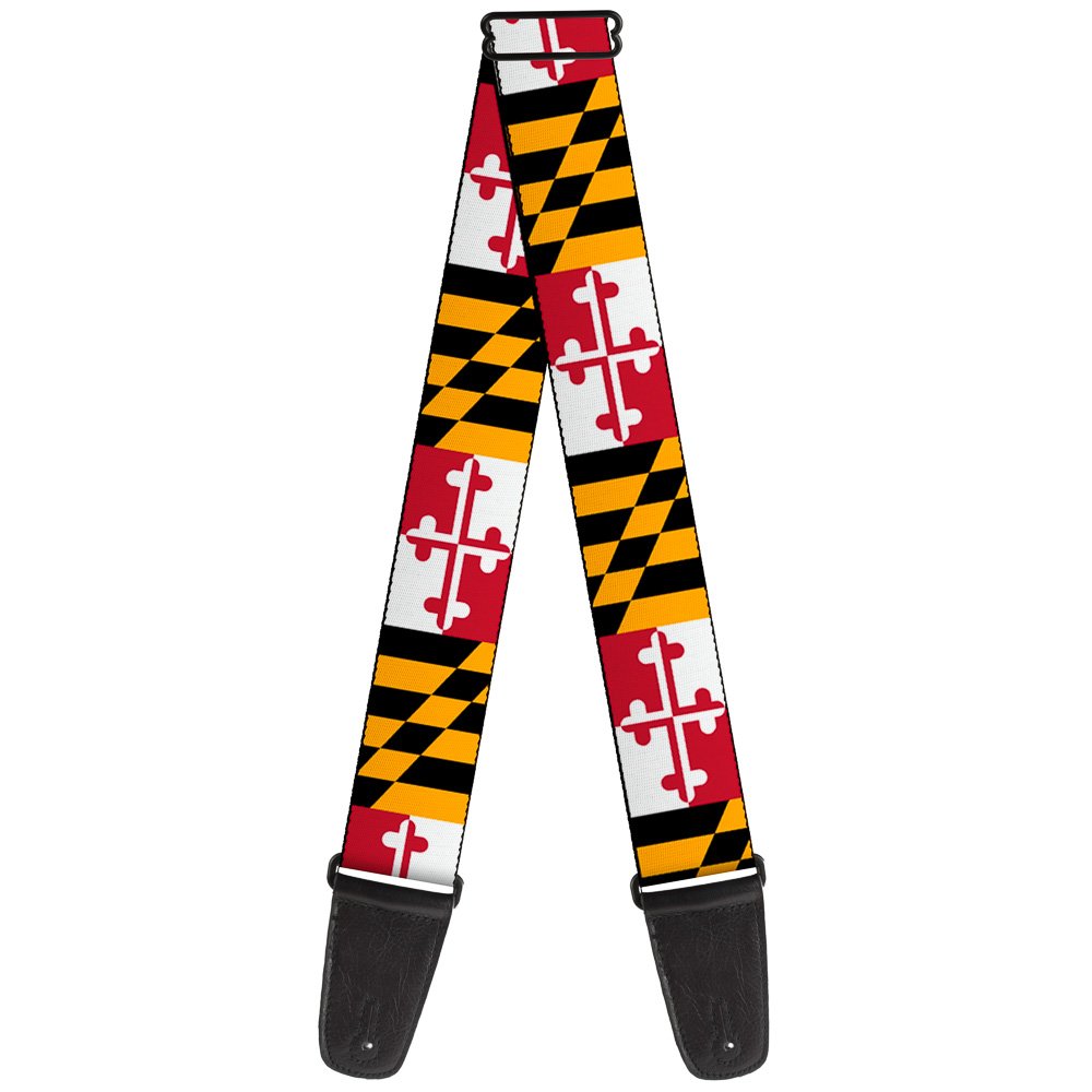 Buckle-Down GS-W33927 "Maryland Flags" Guitar Strap