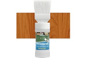 NEWALLENCE Wood Grain Furniture Paint for Cabinets, Doors, Tables, Chairs and Dressers All In One Refinishing Matte Wood Paint Kit Water-Based No Need Prime No Varnish Easy to Use 6.35oz-1 Pack (Teak)