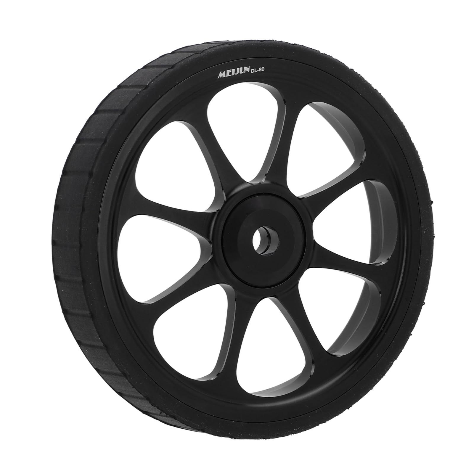 Aluminum Alloy Folding Bike Easy Wheel 82mm Widened Bearing Easy Wheel for Brompton 3sixty Folding Bike (Black)