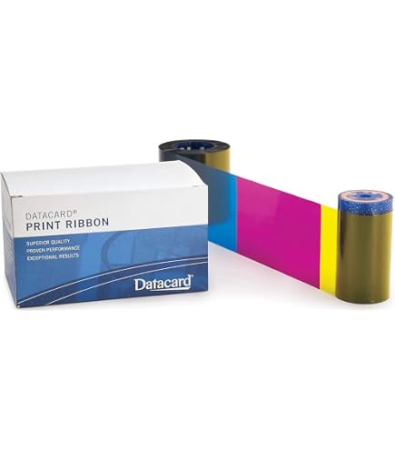 Amazon.com: Datacard 535700-004-R010 YMCKT Color Ribbon for CD800