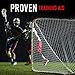 Franklin Sports Backyard Lacrosse Goal - Kids Lacrosse Training Net - Lacrosse Training Equipment - Perfect for Youth Training & Recreation