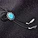 Huabola Native American western cowboy turquoise bolo tie