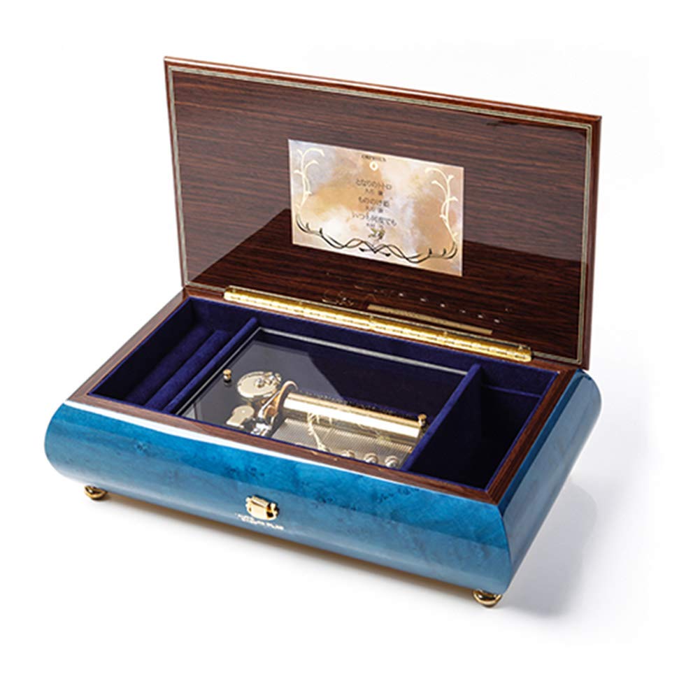 Bankour 23 Note, 30 Note and 50 Note High Class Wooden Music Box with Sankyo Musical Movement (50 No