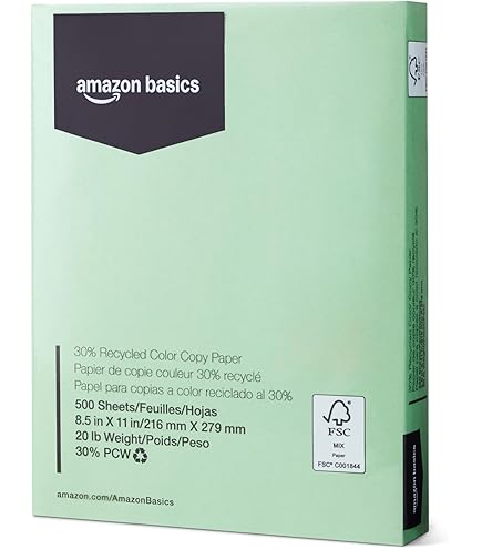 Amazon.com : Hammermill 102269 Recycled Colored Paper, 20lb, 8 1/2