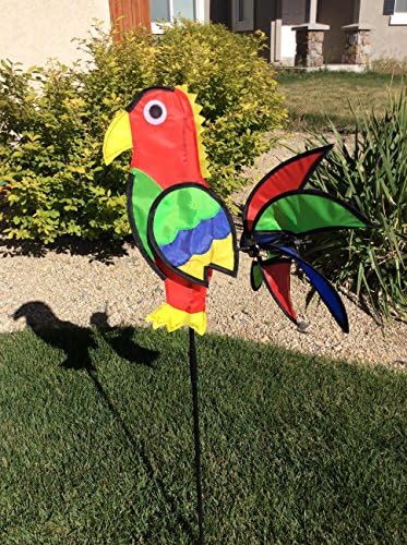 Parrot Windspinner, 32.5 in Easy to assemble. Catch the Wind and Watch the spin.. copy and paste https://youtu.be/8JjLzmLgV2U