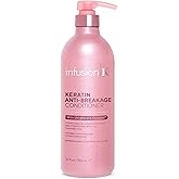 Infusion K Keratin Anti-Breakage Conditioner with UltraKeratin Complex - Hydrates & Enhances Softness & Shine | Strengthens Weak & Damaged Hair | Color Safe | Paraben & Sulfate Free (32 oz)