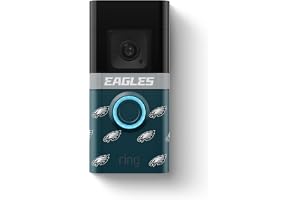 Ring Battery Doorbell Plus with All-New Official Limited-Edition NFL Faceplate | Philadelphia Eagles