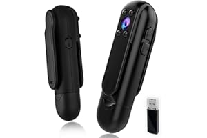 WOTCHA Body Camera HD 1080P Mini Body Cam with Motion Detection, IR Night Vision, Loop Recording, Wearable Small Portable Camcorder for Outdoor Sports/Travel/Cycling/Walking, SD Card Not Included