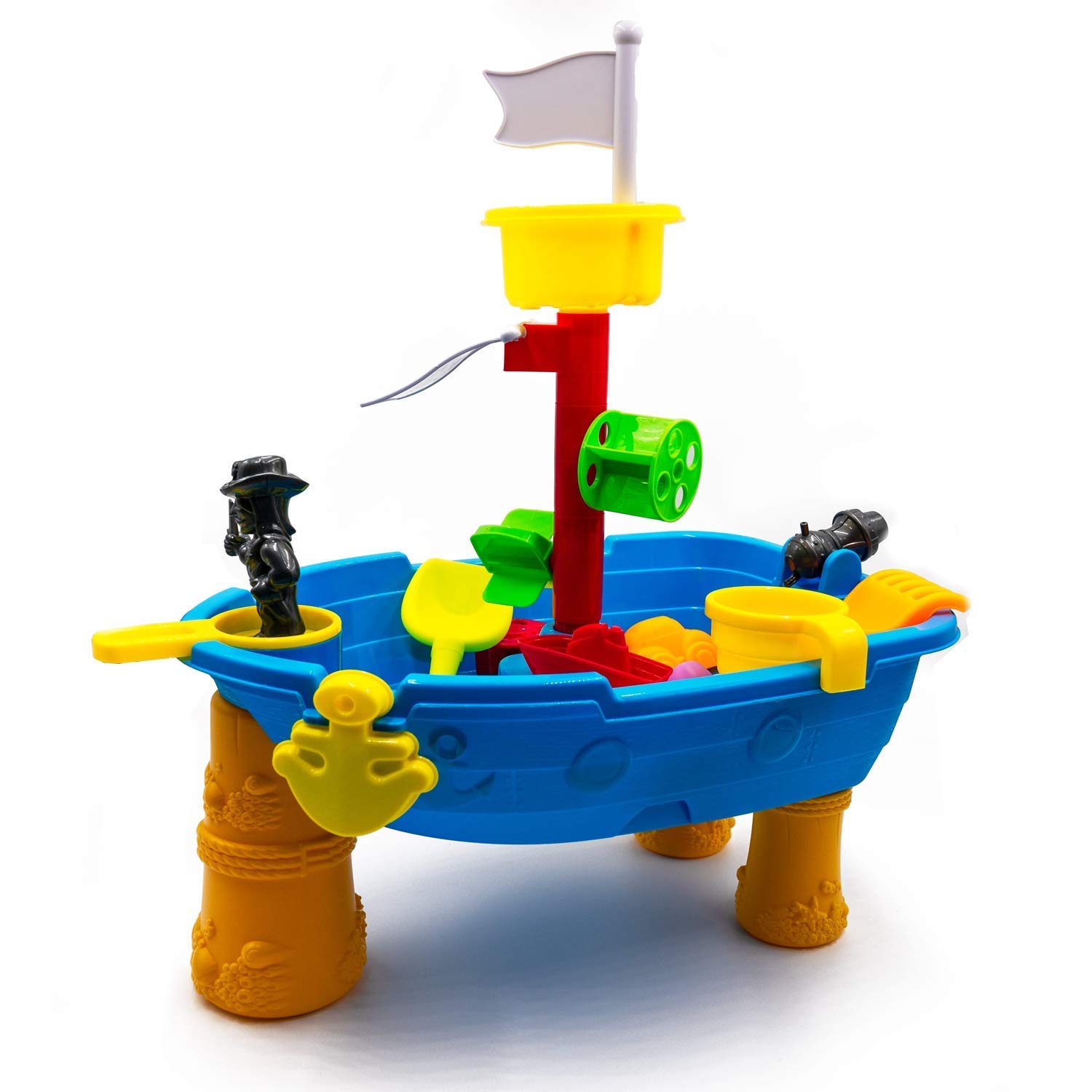 pirate boat sand and water table
