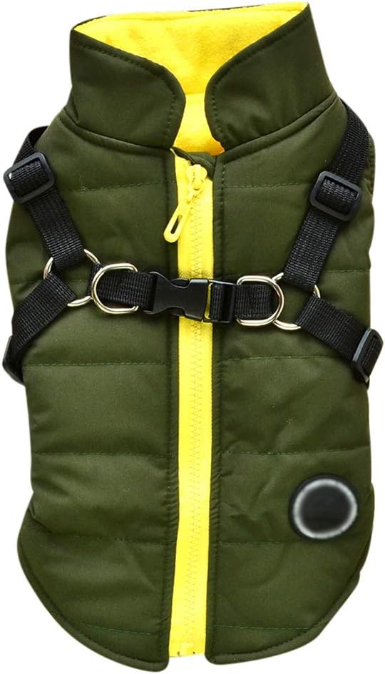 Norbi Pet Warm Jacket Small Dog Vest Harness Puppy Winter 2 in 1 Outfit Cold Weather Coat Norbi Pet Warm Jacket Small Dog Vest Harness Puppy Winter 2 in 1 Outfit Cold Weather Coat
