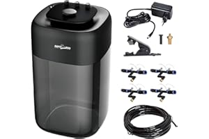 REPTI ZOO 10L Reptile Mister Fogger Terrariums Humidifier Extremly High Pressure Silent Pump Fog Machine Misting Rainforest S