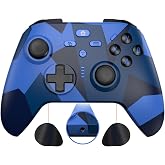 BETMI Wireless Controller Compatible with Xbox|PC, Built-in Audio Jack | Built-in Audio Jack/Macro/Turbo/Hall Effect Joysticks/2.4GHz Dongle, Compatible with Xbox One, Series X/S (Blue/Black)