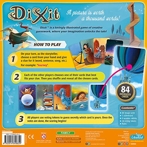 Dixit Board Game Storytelling Game for Kids and Adults Fun Family Board Game Creative Kids