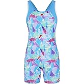 beautyin Girls Boyleg One Piece Swimsuit Athletic Bathing Suit Competitive Swimwear Size 7-16