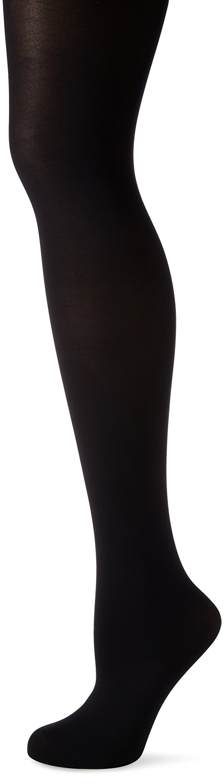 Pretty Polly Medium/Large Black 40 Denier Opaque Tights - Pack of 2
