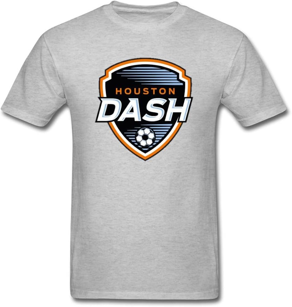 Timwood Men's Houston Dash NWSL Logo Short Sleeve T-Shirt