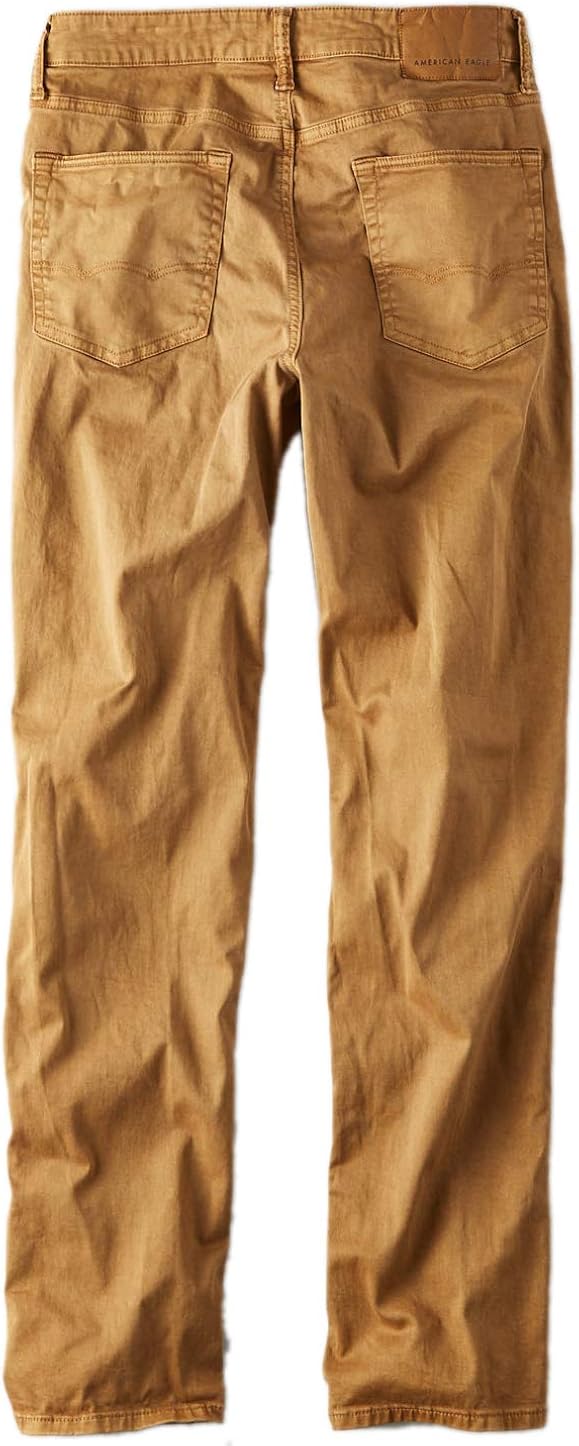 ae extreme flex slim straight khaki pant
