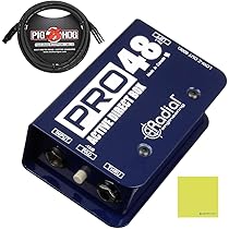 Radial J48 アクティブDI ＋ XLRケーブル Amazon.com: Radial