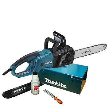 Makita Elektro-Kettensäge 35 cm, (mit Zubehör im Koffer), UC3551AK