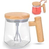 Yummy Sam Self Stirring Coffee Mug, 13.5 Oz Battery Powered Electric Milk Coffee Mixing Cup Automatic Cocoa Hot Chocolate Jui